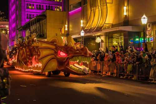 Vernadean the Dragon From Mardi Gras Past